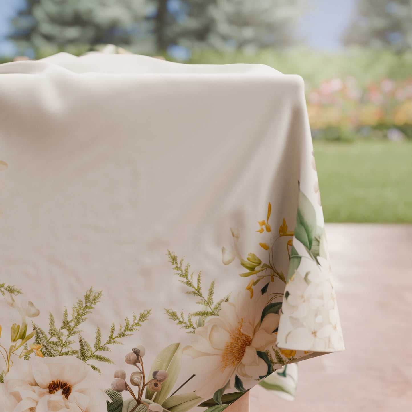 Nappe de table anti-taches, protection de table de cuisine, Botanical