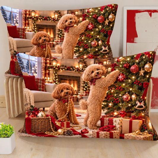 Federe, Federe Cuscini in Stampa Digitale, Xmas Dog