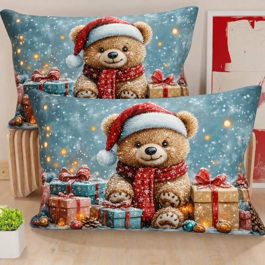 Federe, Federe Cuscini in Stampa Digitale, Orsetto 04