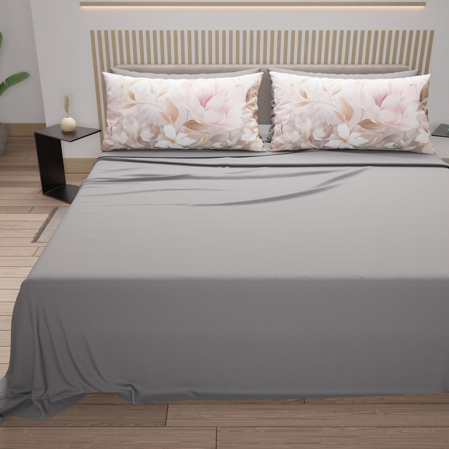 Lenzuola in Cotone, Completo Letto con Federe in Stampa Digitale Tokyo