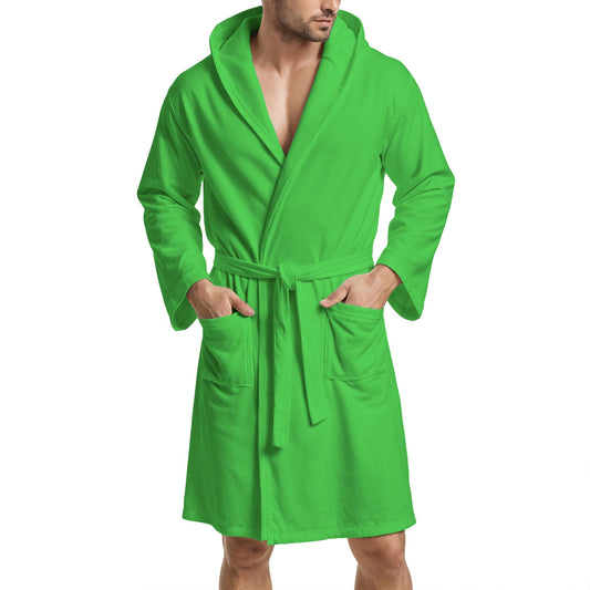 Accappatoio Microfibra Uomo e Donna Verde