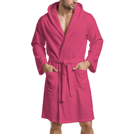 Accappatoio Microfibra Uomo e Donna Fucsia