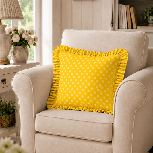 Cuscino Arredo con Rouches Pois 07