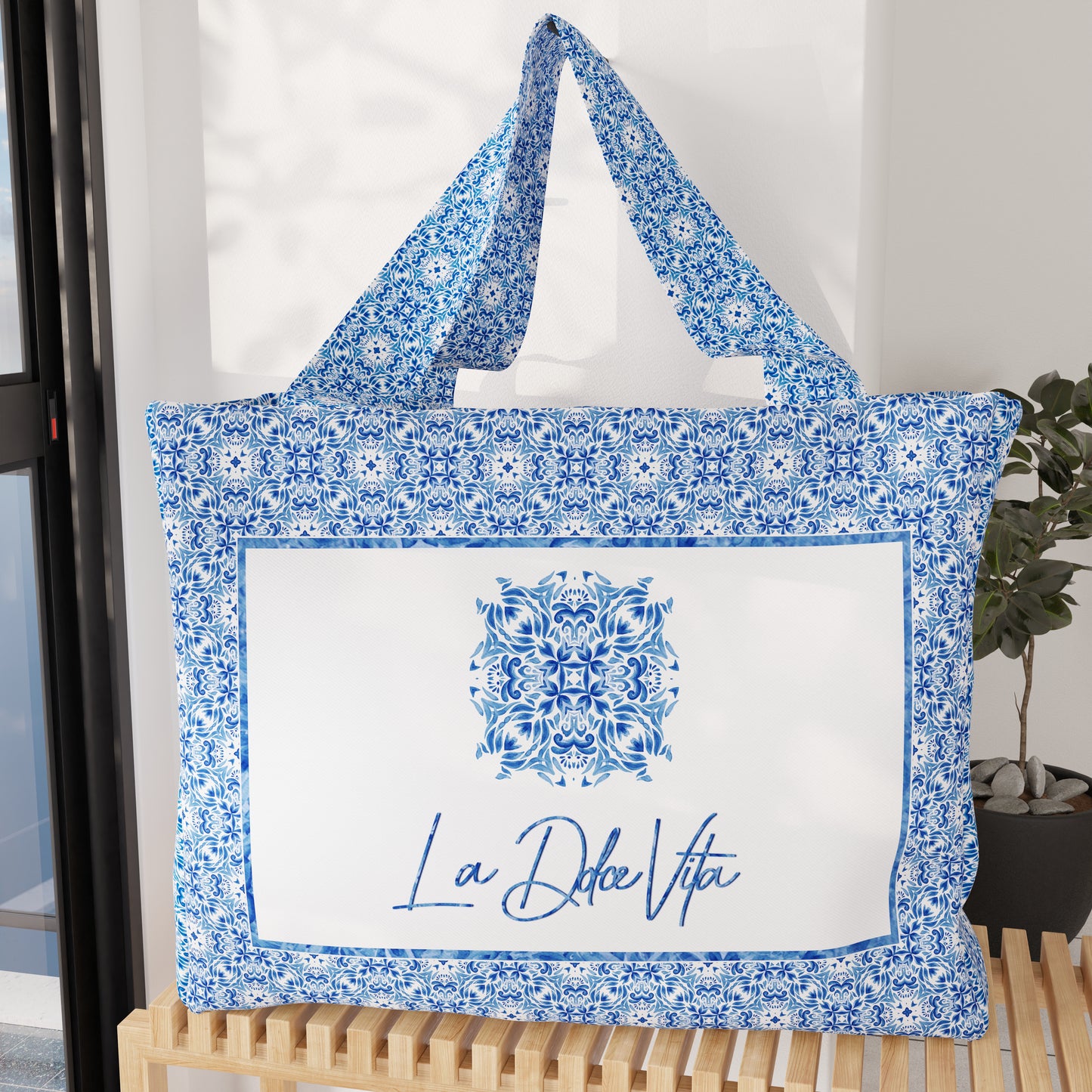 Borsa Mare Donna, Borsa Spiaggia, Borsa Mare in Microfibra, Dolce Vita