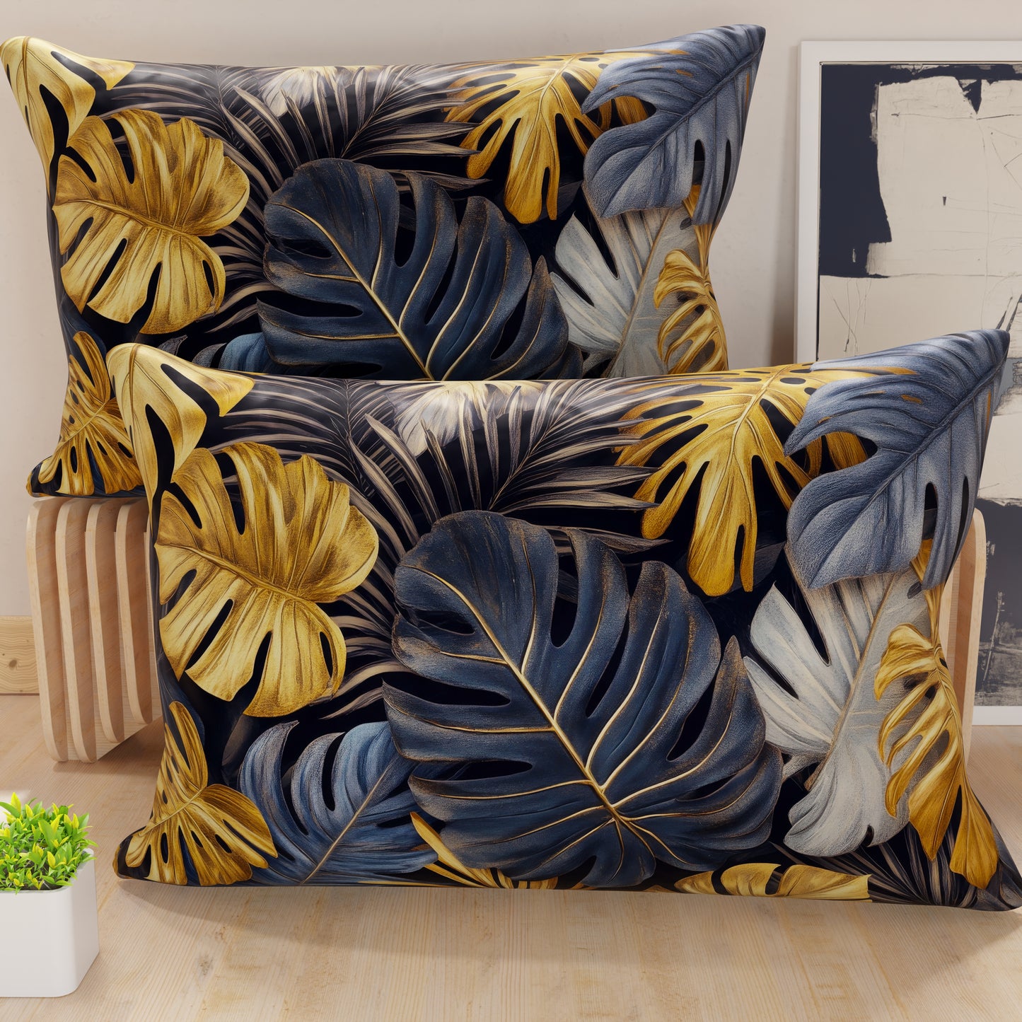 Taies de coussin en impression numérique, florale 04-186