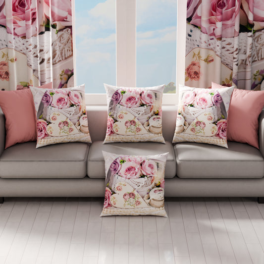 Cuscini, Copricuscini Divano, Cuscini Arredo in Stampa Digitale Shabby 328
