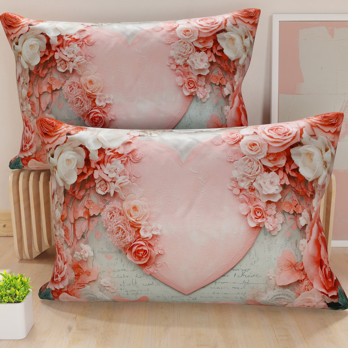 Taies d'Oreiller, Taies de Coussin en Impression Digitale, Shabby 335