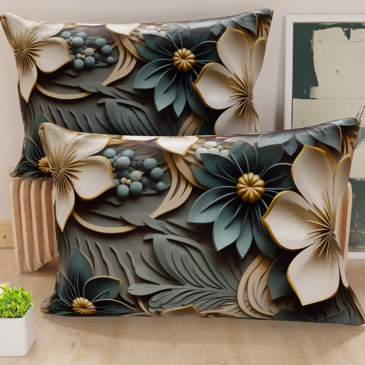 Federe Cuscini in Stampa Digitale, Floreale 05-8