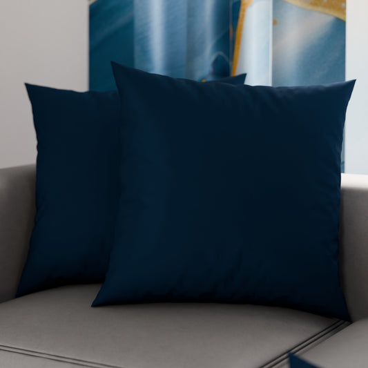 Cuscini, Copricuscini Divano, Cuscini Arredo in Tinta Unita, Blu Notte