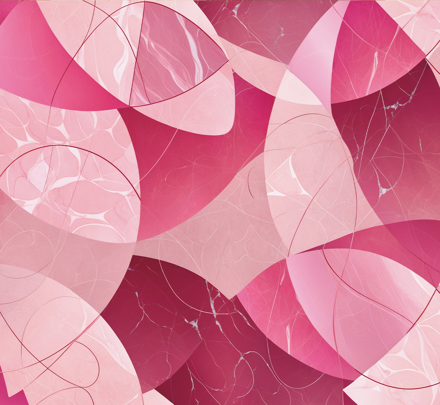 Tovaglia da tavola Antimacchia, Copritavolo da Cucina Geo - Cerchio Fucsia