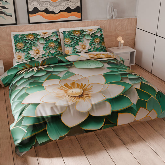Housse de couette Double, Simple, Une place et demie, Floral 05-7