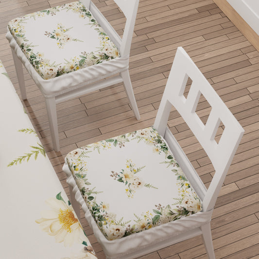 Coprisedia con Elastico Botanical | Stampa Digitale 4K | Set 2 o 6 Pz