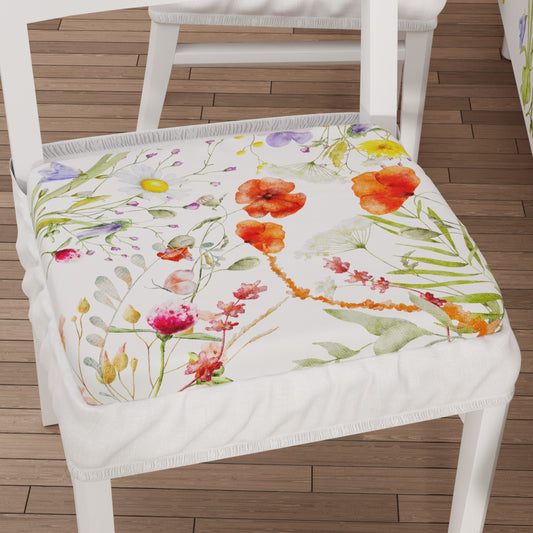 Coprisedia con Elastico Floreale-10 | Stampa Digitale 4K | Set 2 o 6 Pz
