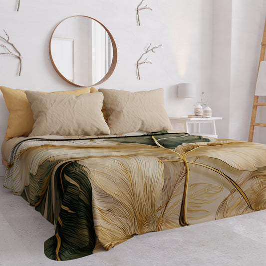 Copriletto Estivo, Coperta Leggera, Lenzuola Copriletto Floreale 04-302