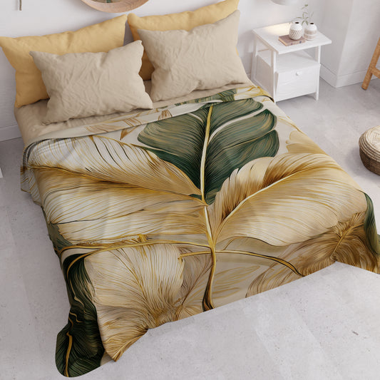Copriletto Estivo, Coperta Leggera, Lenzuola Copriletto Floreale 04-302