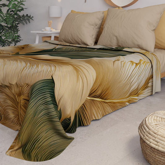 Copriletto Estivo, Coperta Leggera, Lenzuola Copriletto Floreale 04-302