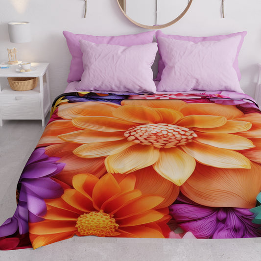 Copriletto Estivo, Coperta Leggera, Lenzuola Copriletto Floreale 05-12