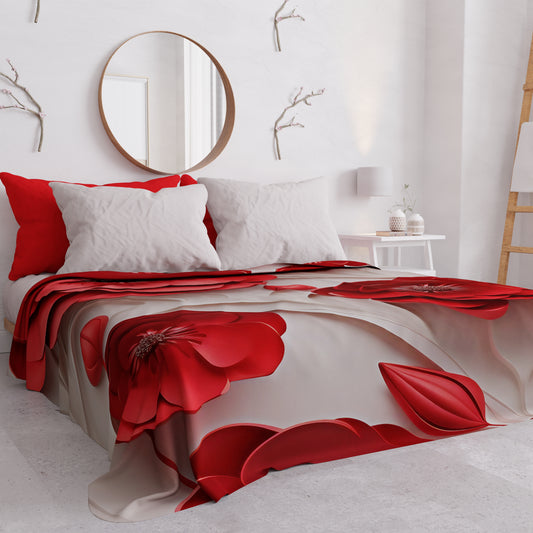 Copriletto Estivo, Coperta Leggera, Lenzuola Copriletto Floreale 05-14