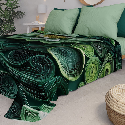Copriletto Estivo, Coperta Leggera, Lenzuola Copriletto Floreale 05-22