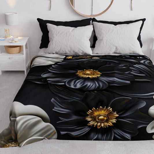 Copriletto Estivo, Coperta Leggera, Lenzuola Copriletto Floreale 05-6