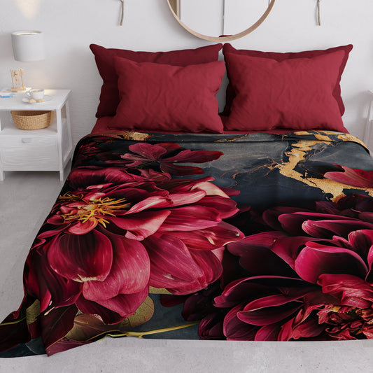 Copriletto Estivo, Coperta Leggera, Lenzuola Copriletto Floreale 06-16