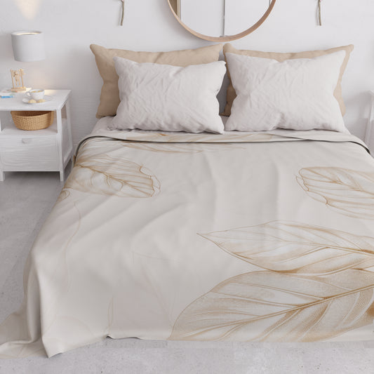 Copriletto Estivo, Coperta Leggera, Lenzuola Copriletto Floreale F150