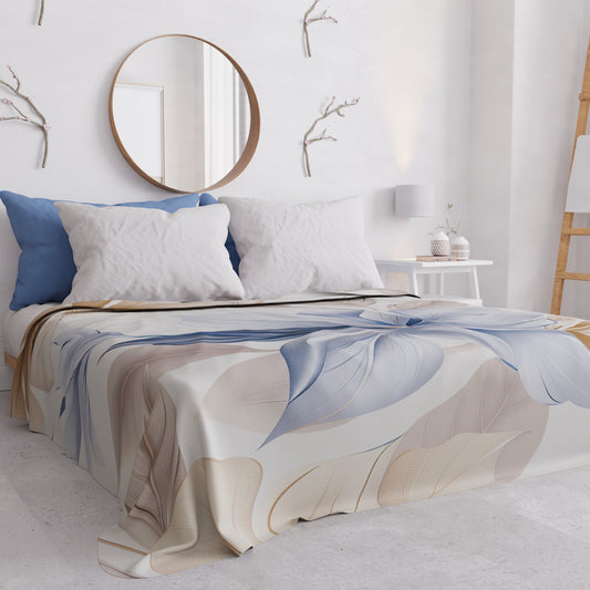 Copriletto Estivo, Coperta Leggera, Lenzuola Copriletto Floreale F164