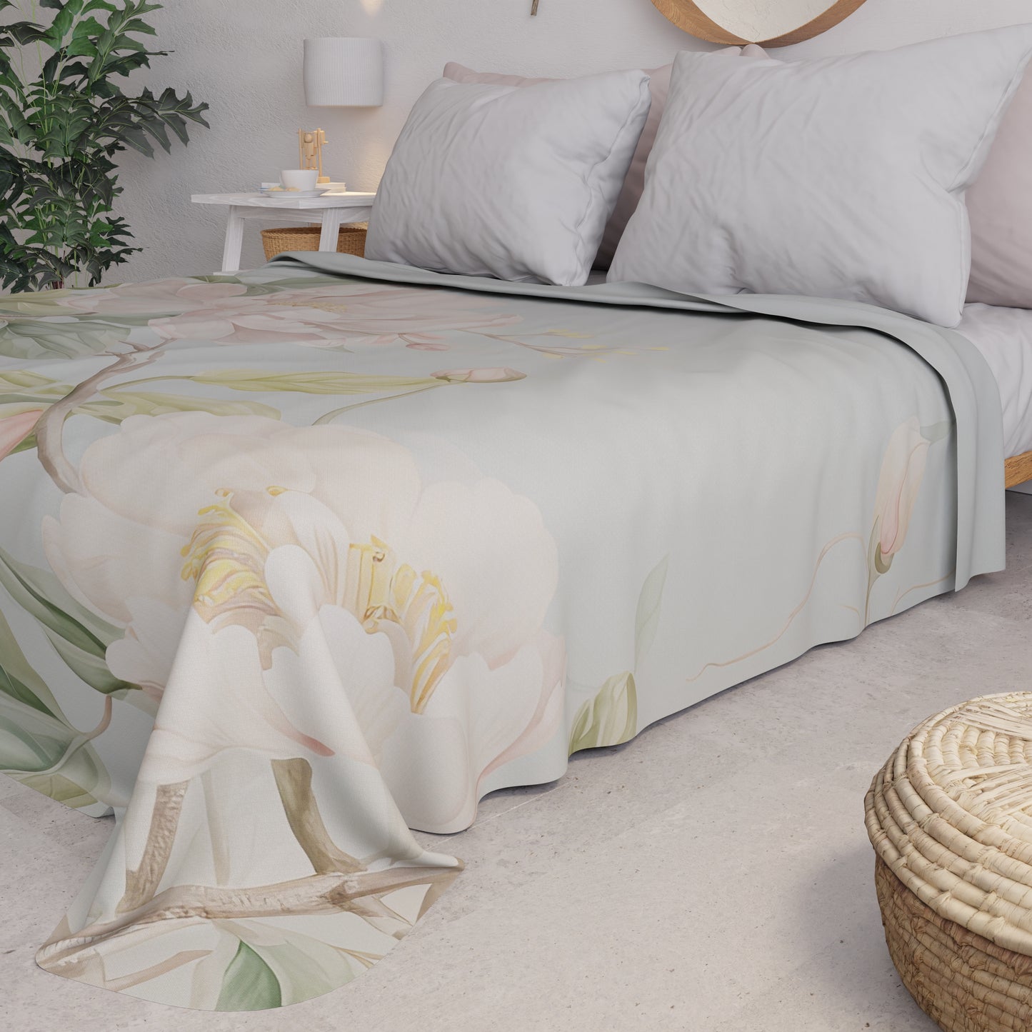 Couvre-lit d'été, Couverture légère, Draps de couvre-lit floral F172