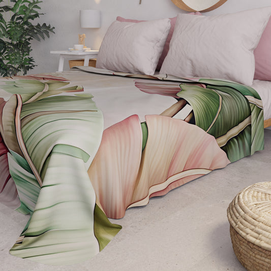 Copriletto Estivo, Coperta Leggera, Lenzuola Copriletto Floreale F191