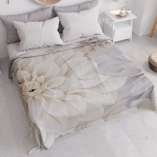 Copriletto Estivo, Coperta Leggera, Lenzuola Copriletto Floreale F25