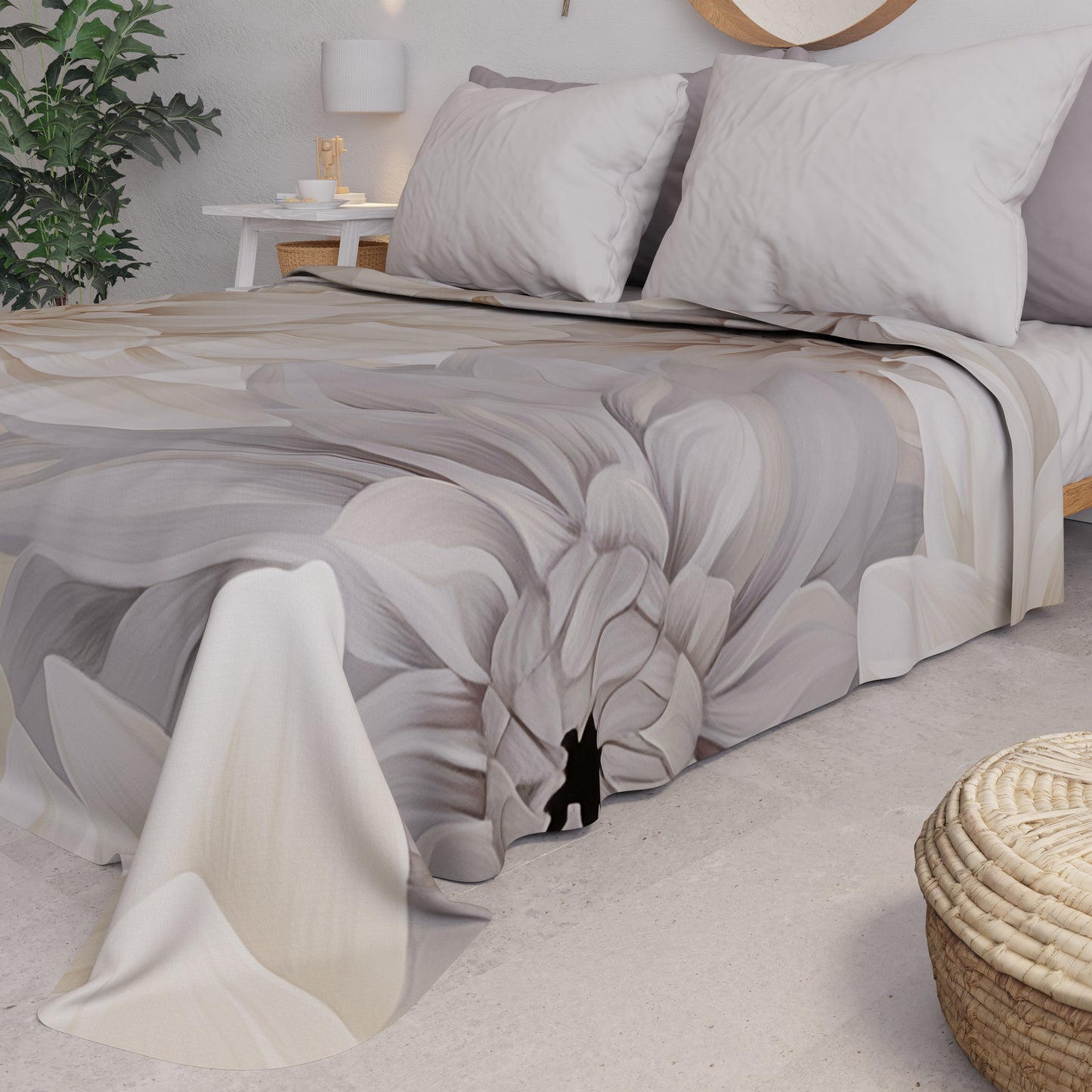 Dessus de lit d'été, Couverture légère, Draps dessus de lit floral F25