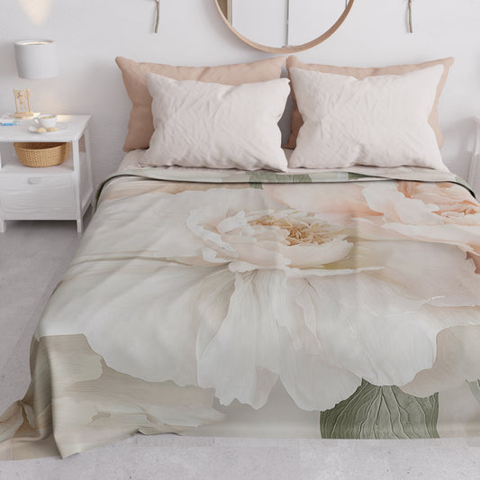 Copriletto Estivo, Coperta Leggera, Lenzuola Copriletto Floreale F40