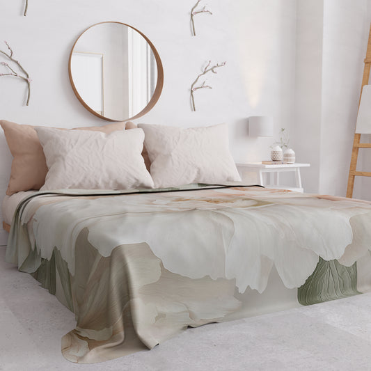 Copriletto Estivo, Coperta Leggera, Lenzuola Copriletto Floreale F40
