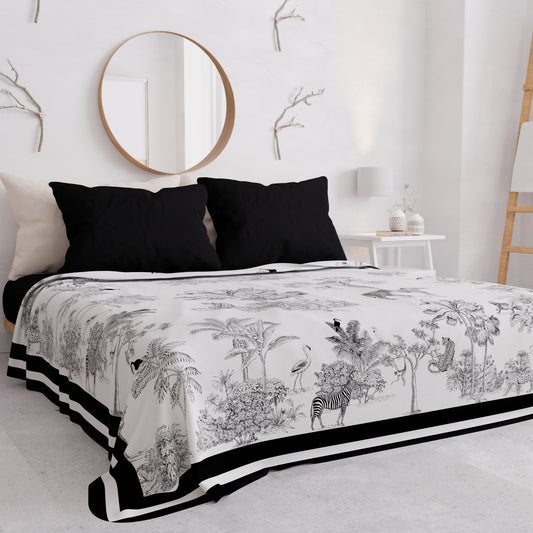 Copriletto Estivo, Coperta Leggera, Lenzuola Copriletto, Animalier 02