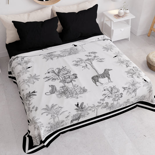 Copriletto Estivo, Coperta Leggera, Lenzuola Copriletto, Animalier 02