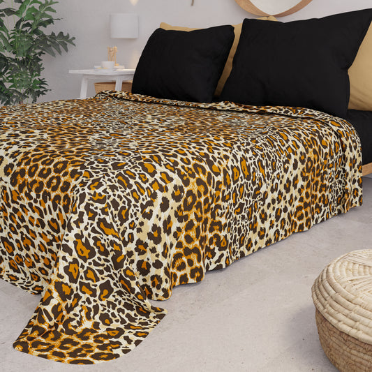 Copriletto Estivo, Coperta Leggera, Lenzuola Copriletto, Animalier Maculato