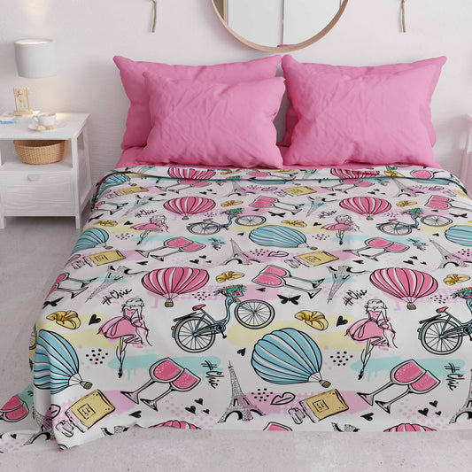 Copriletto Estivo, Coperta Leggera, Lenzuola Copriletto Paris Chic