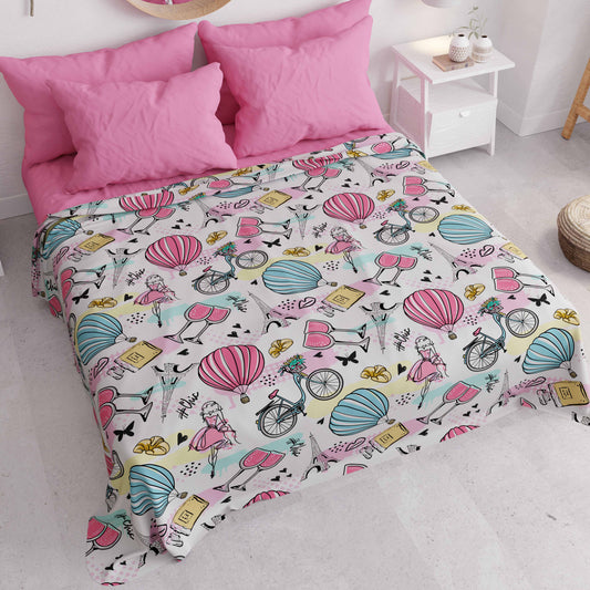 Copriletto Estivo, Coperta Leggera, Lenzuola Copriletto Paris Chic