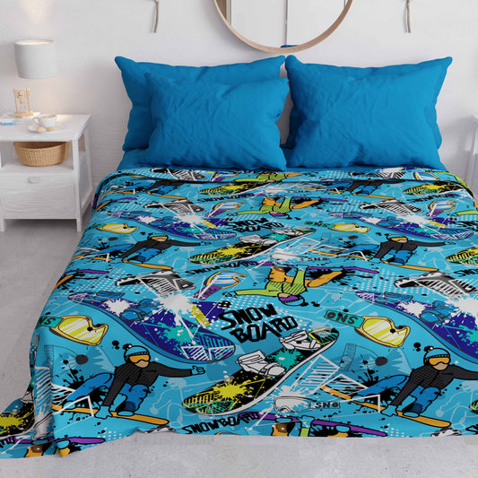 Copriletto Estivo, Coperta Leggera, Lenzuola Copriletto Snowboard