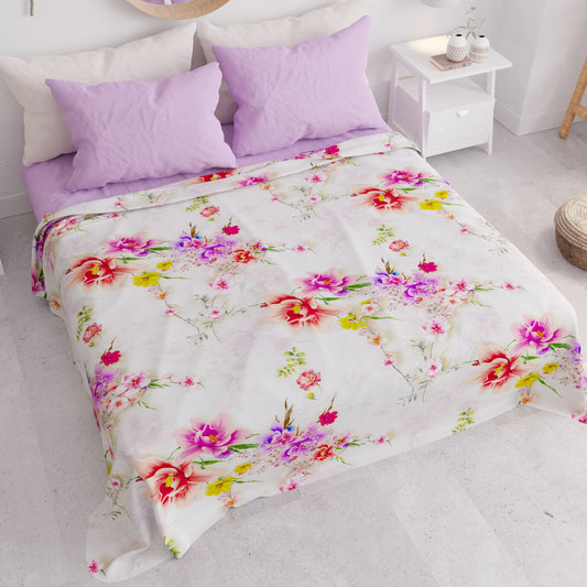 Copriletto Estivo, Coperta Leggera, Lenzuola Copriletto, Spring Bianco