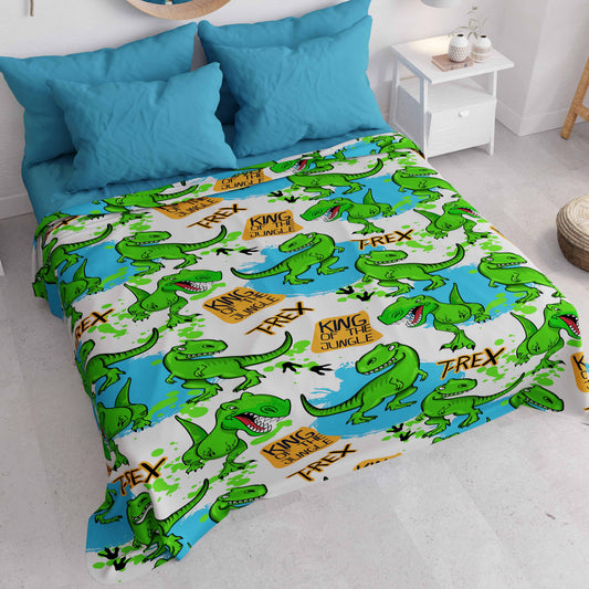 Copriletto Estivo, Coperta Leggera, Lenzuola Copriletto T-Rex