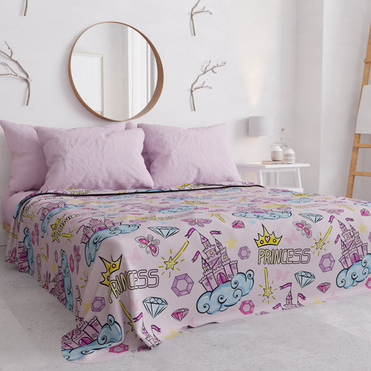 Copriletto Estivo, Coperta Leggera, Lenzuola Copriletto Princess