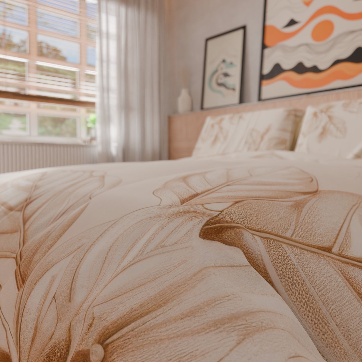 Housse de couette double, simple, une place et demie, florale F150