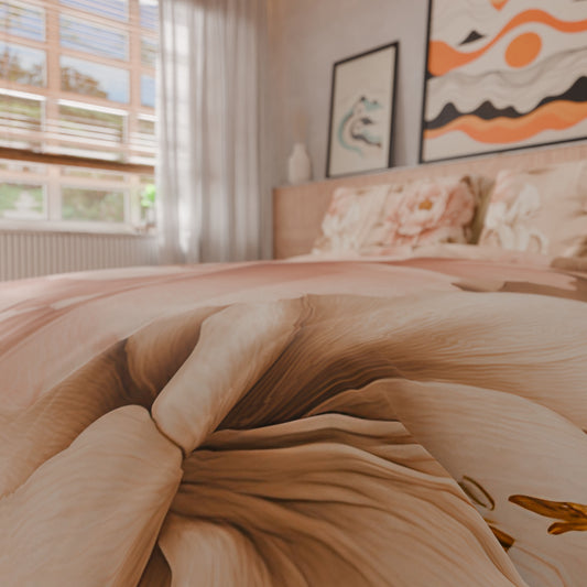 Housse de couette double, simple, une place et demie, florale F26