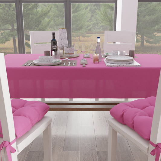Tovaglia da Tavola in Cotone, Tovaglia Tinta Unita Fucsia