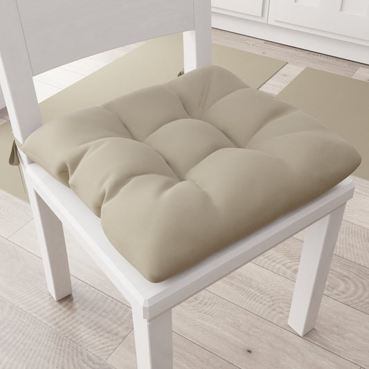 Cuscini per Sedie Cucina, Cuscini Coprisedie 6 Pezzi Tortora