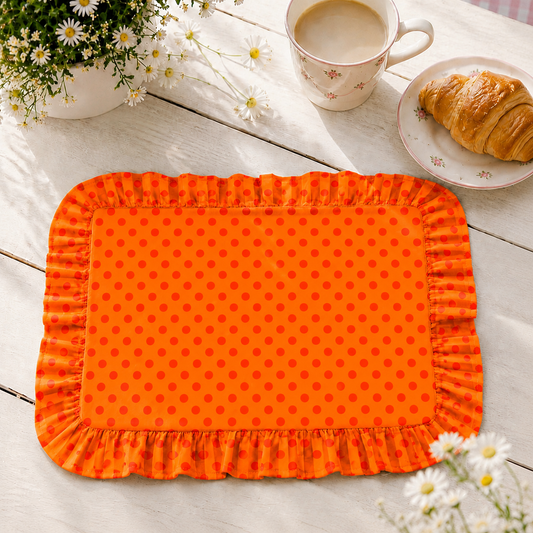 Tovagliette Americane con Rouches Pois 01