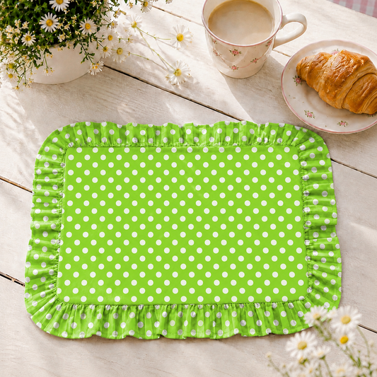 Tovagliette Americane con Rouches Pois 05