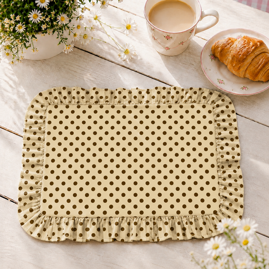 Tovagliette Americane con Rouches Pois 04