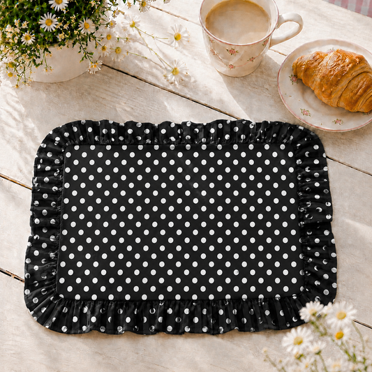 Tovagliette Americane con Rouches Pois 24
